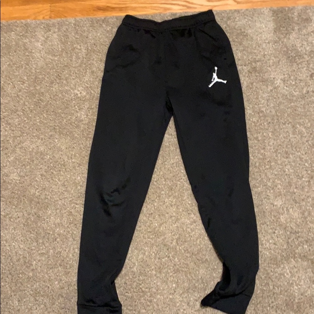Black Jordan sweatpants